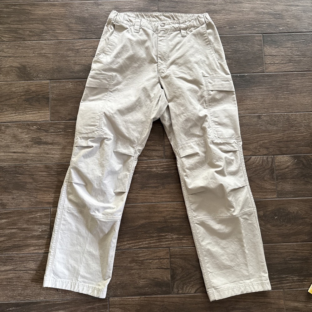 Vertx Original Tactical Pants Men 32x32 Khaki Cargo Pockets Stretch Straight Leg